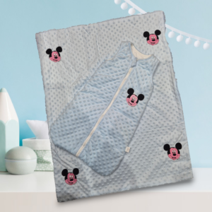 couverture et gigoteuse pilou pilou mickey
